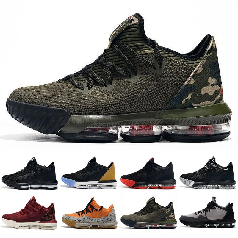 lebron 16 army green