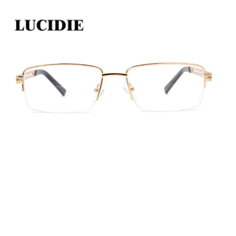 clear half frame glasses
