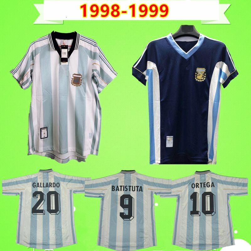 Argentina 1998 1999 Retro Soccer Jersey 