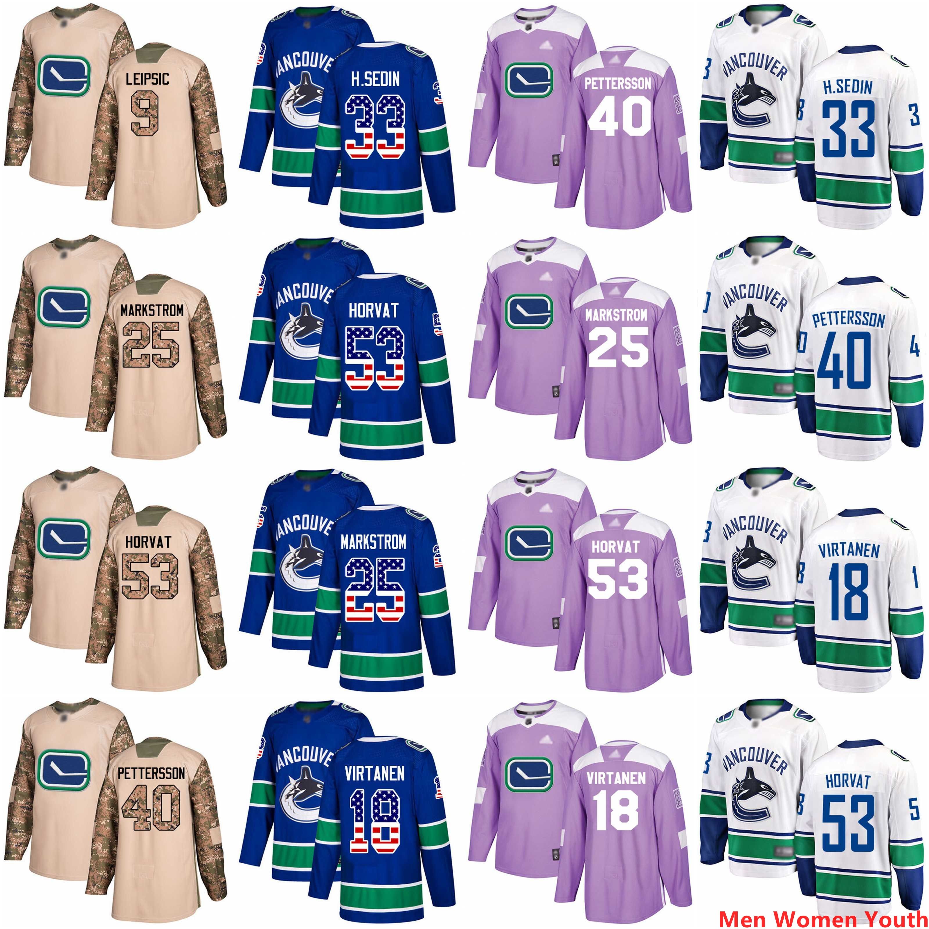 youth vancouver canucks jersey