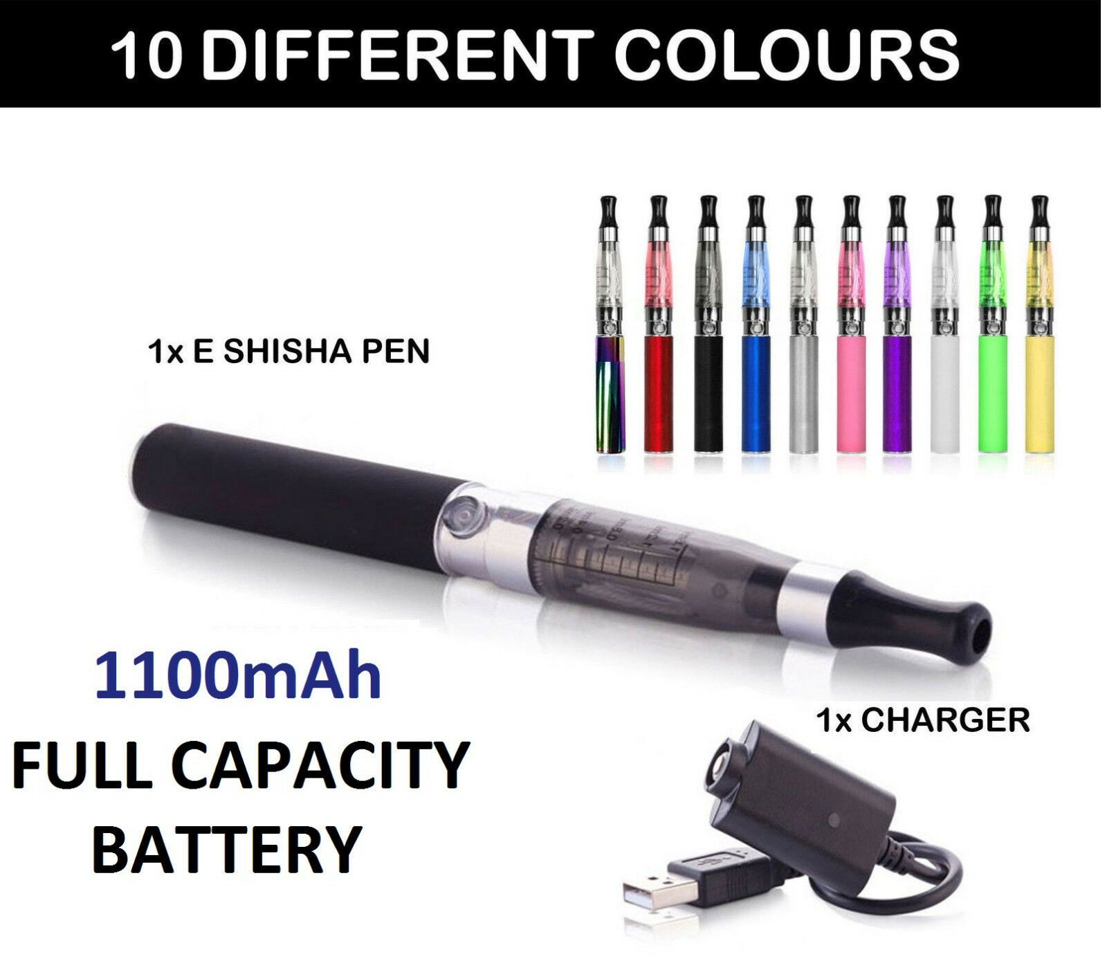 Electronic E Cigarette Vape Pen E Shisha Hookah Kit 1100 Mah Battery Charger From Boshan8 1 21 Dhgate Com Electronic E Cigarette Vape Pen E Shisha Hookah Kit 1100 Mah Battery Charger From Boshan8 1 21 Dhgate Com