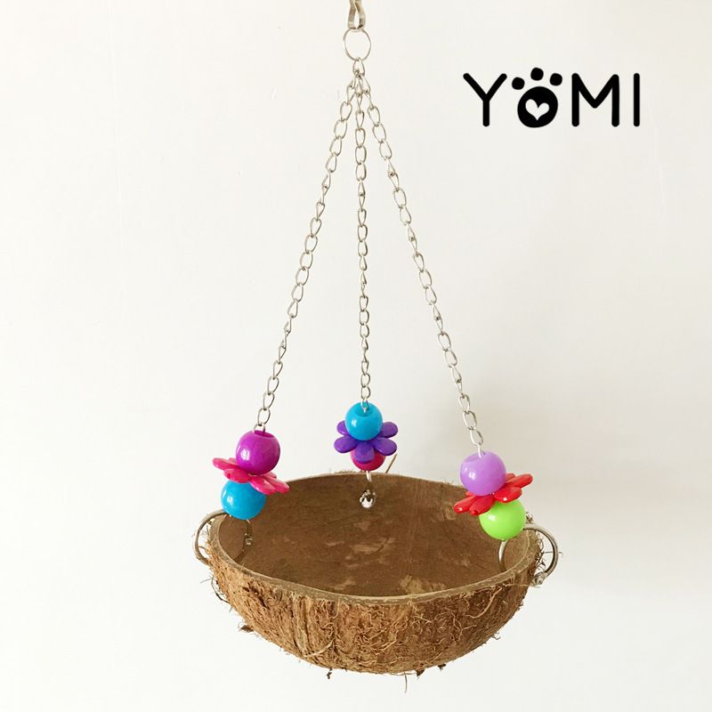 coconut bird toy