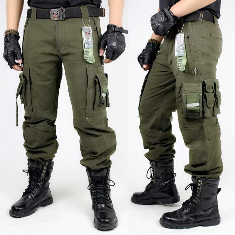 black military tactical pants