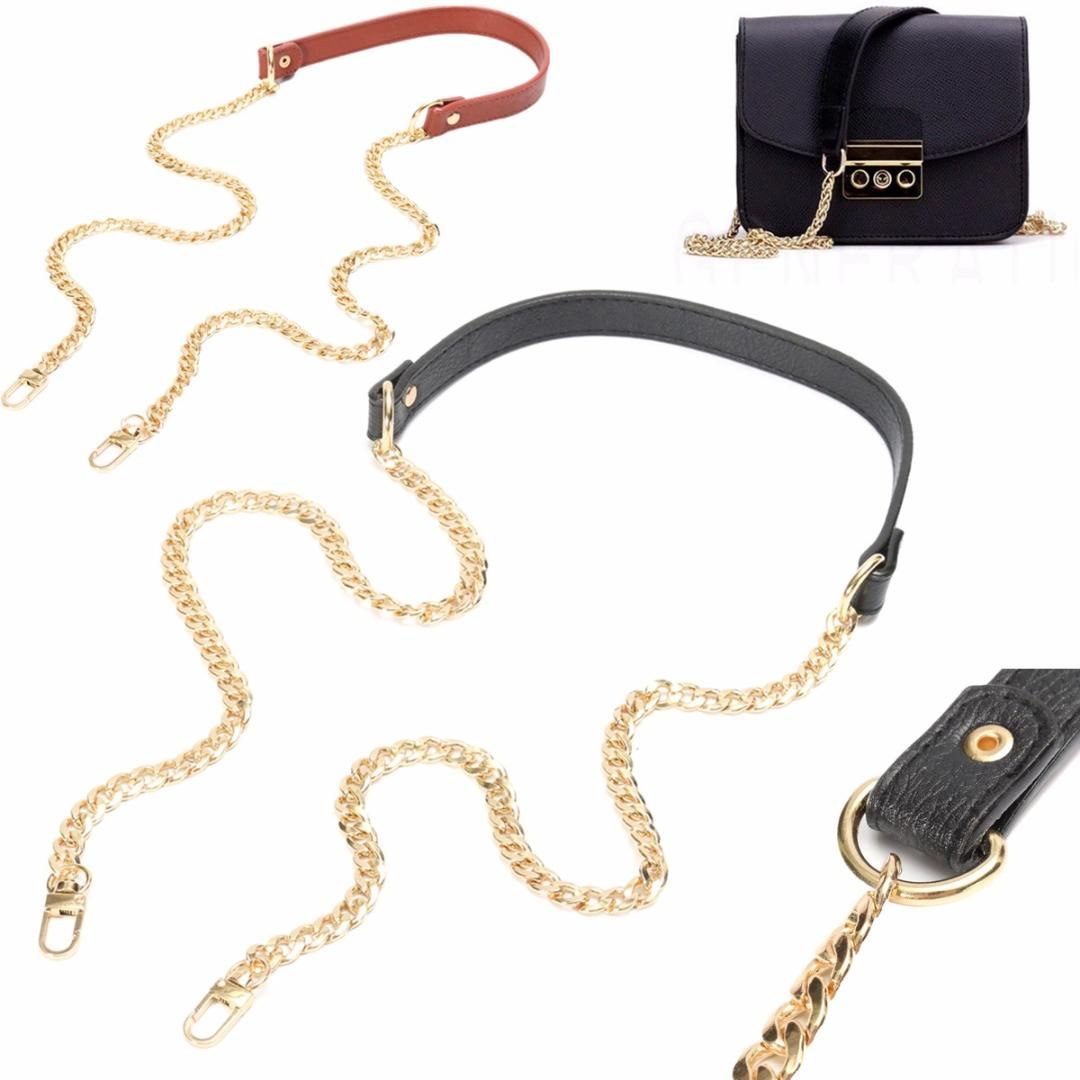 gold chain purse strap