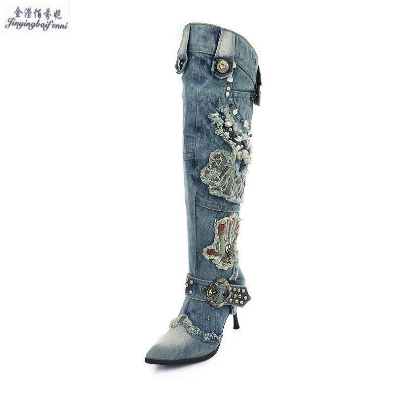 botas vaqueras con tacon alto