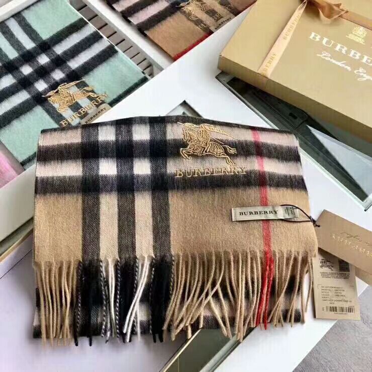 Classic Plaid Cashmere Scarf 