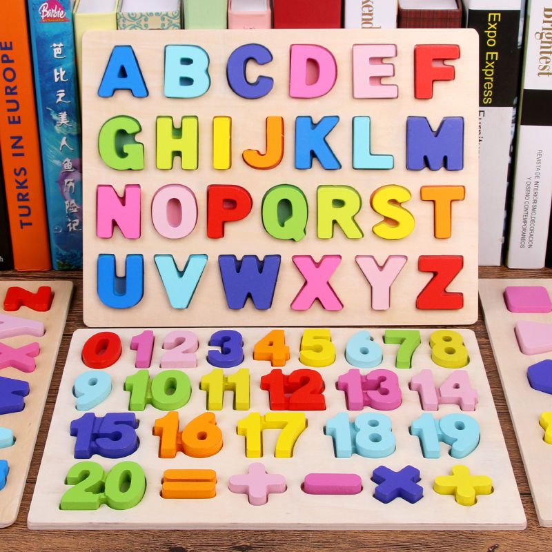 Compre ABC Digital Puzzle De Madera Juguetes De Aprendizaje Temprano De Rompecabezas De Carta Número De Rompecabezas Del Alfabeto En Edad Preescolar Juguetes Educativos Del Bebé Para Los Niños Y200413 A 8,76
