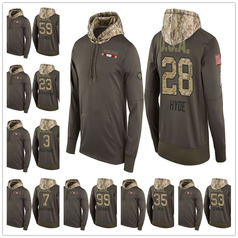 49ers military hoodie