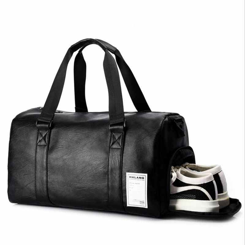 leather gym bag women's