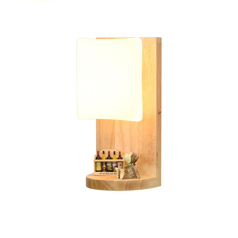 bedside lamp wooden