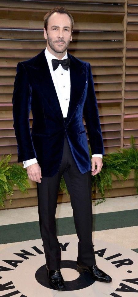 blue velvet tuxedo dress