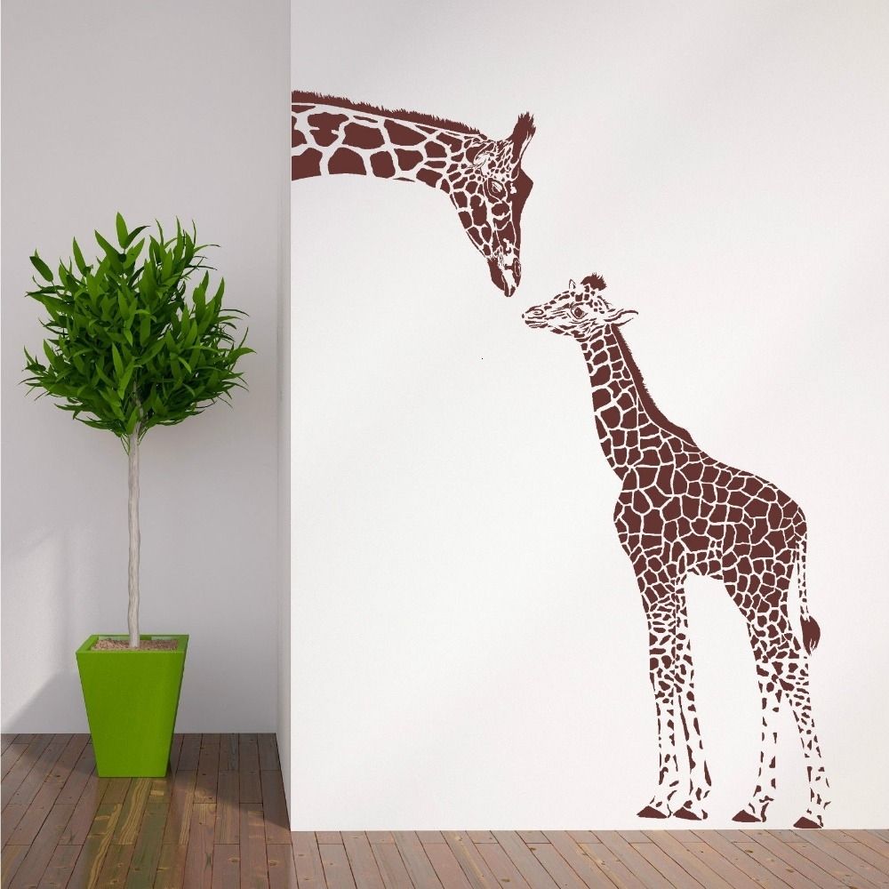 giraffe wall art for nursery