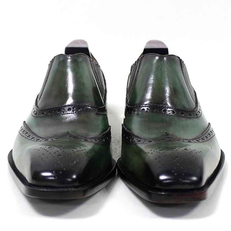 Men Dress Shoes Loafers Shoe Bespoke 