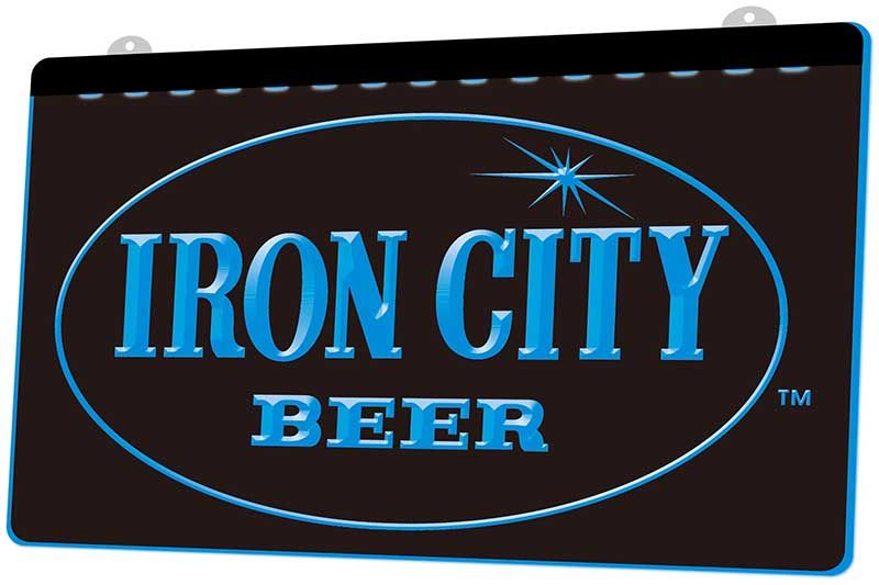 2020 LS799 B Iron City Beer Neon Light Sign.Jpg Decor Dropshipping