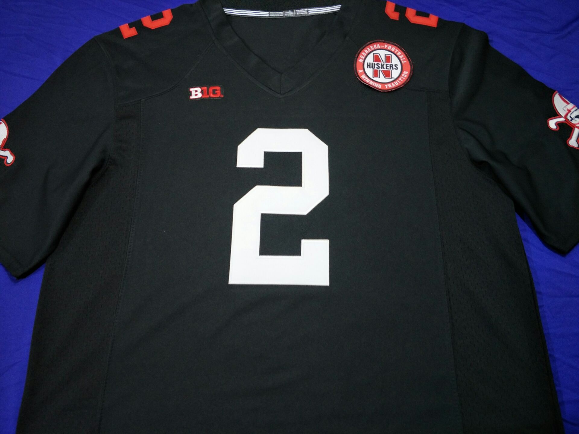 nebraska football jersey custom