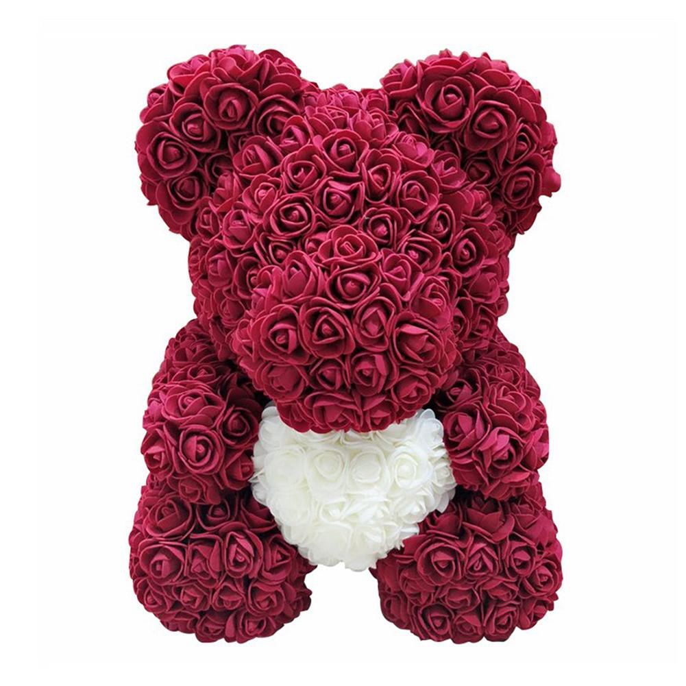 royal blue rose bear