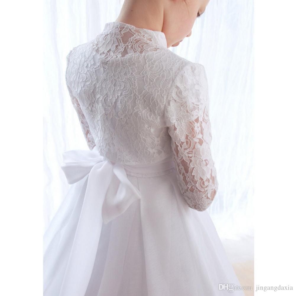 Compra Chaleco Blanco Vestidos De Niña De Las Flores De Encaje Para Bodas  Flores Hechas A Mano Apliques Vestidos De Primera Comunión Vestido De  Desfile De Niñas Barato | Entrega Rápida Y Calidad | Es.Dhgate