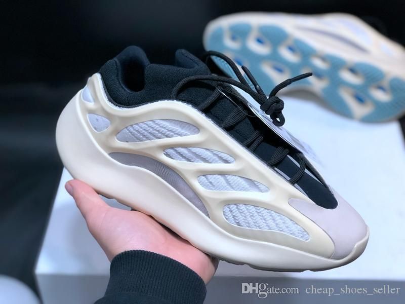 Adidas Yeezy 350 v2 Yeezys Azael V3 diseñador brilla en la oscuridad de