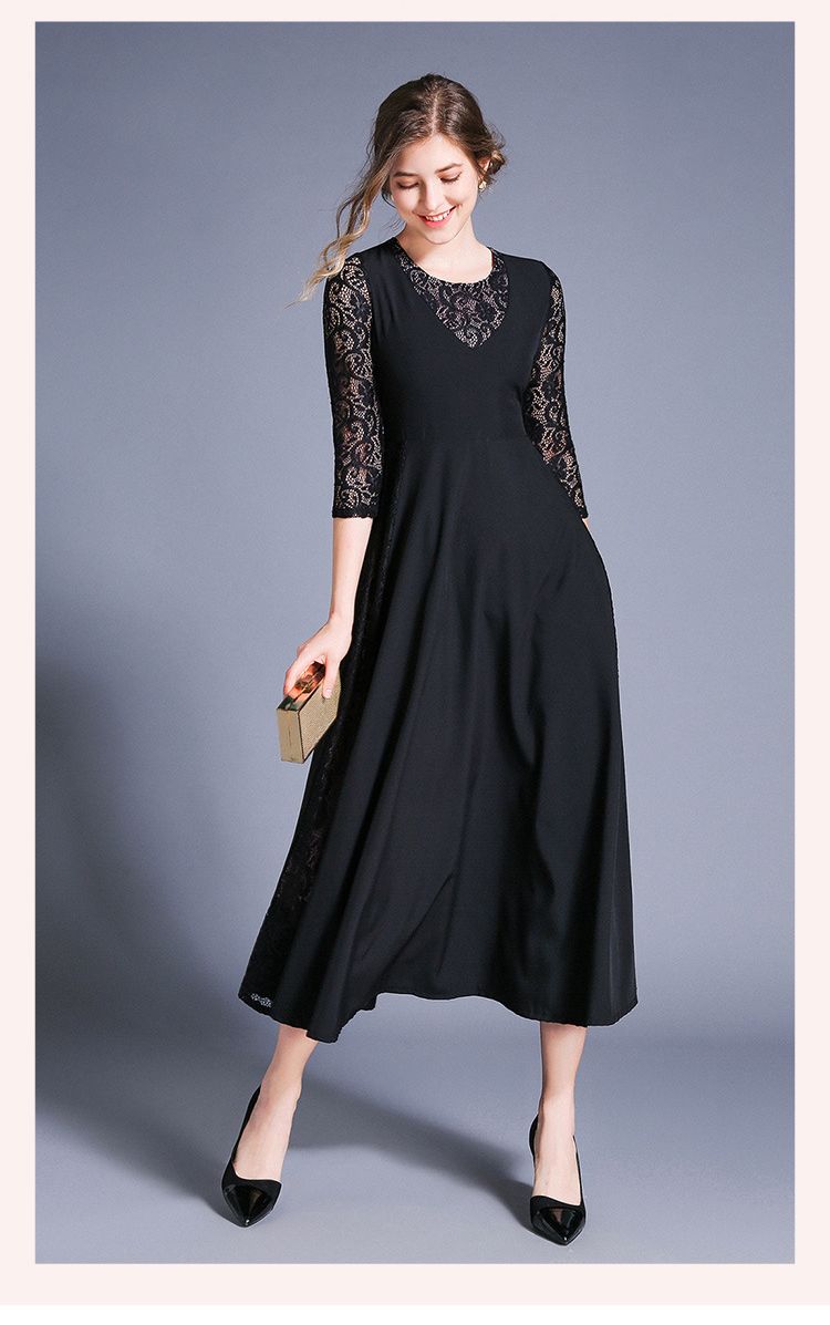 tea length summer dresses with sleeves