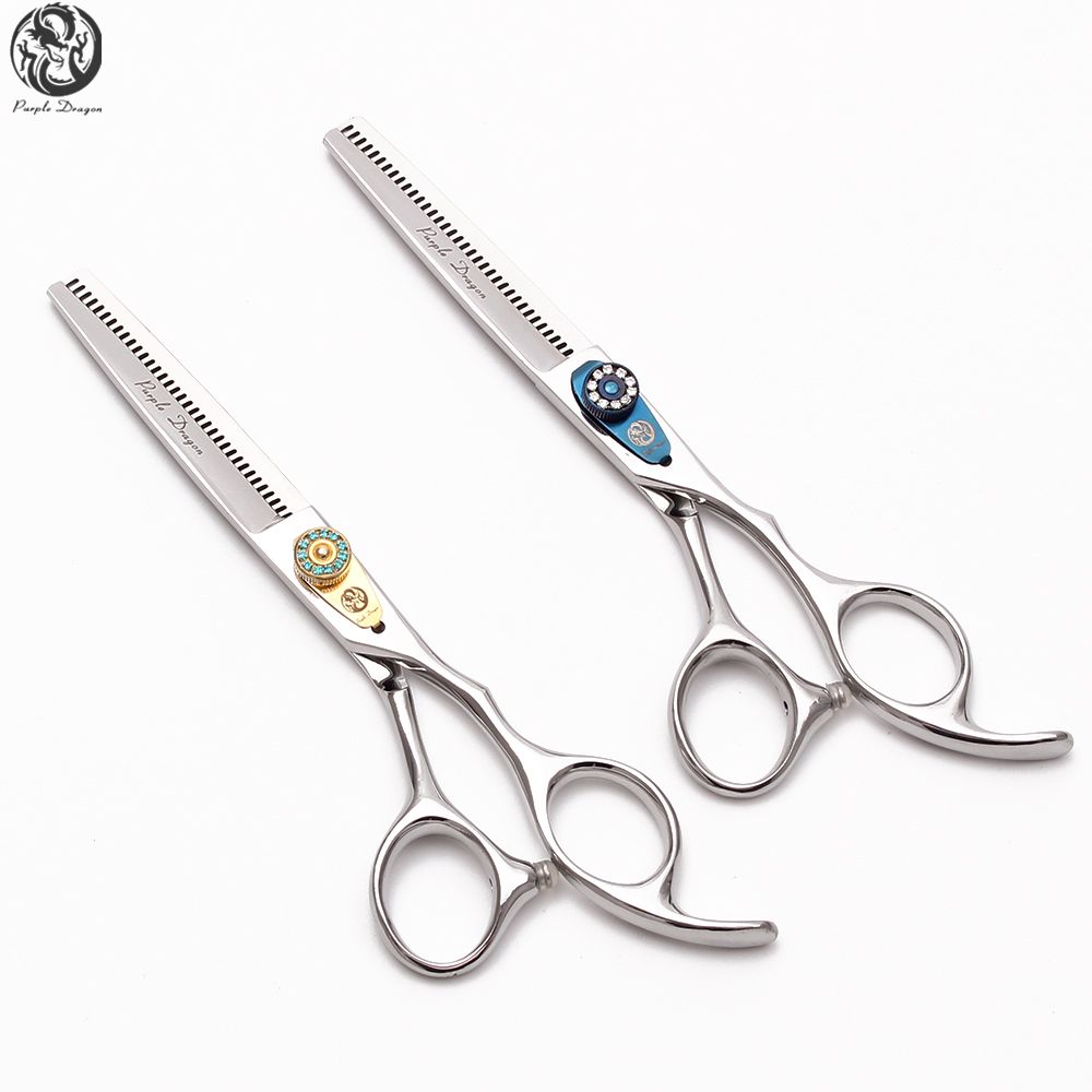 Z1115 6 Titanium Purple Dragon Blue Screw Haircut Set Cutting 