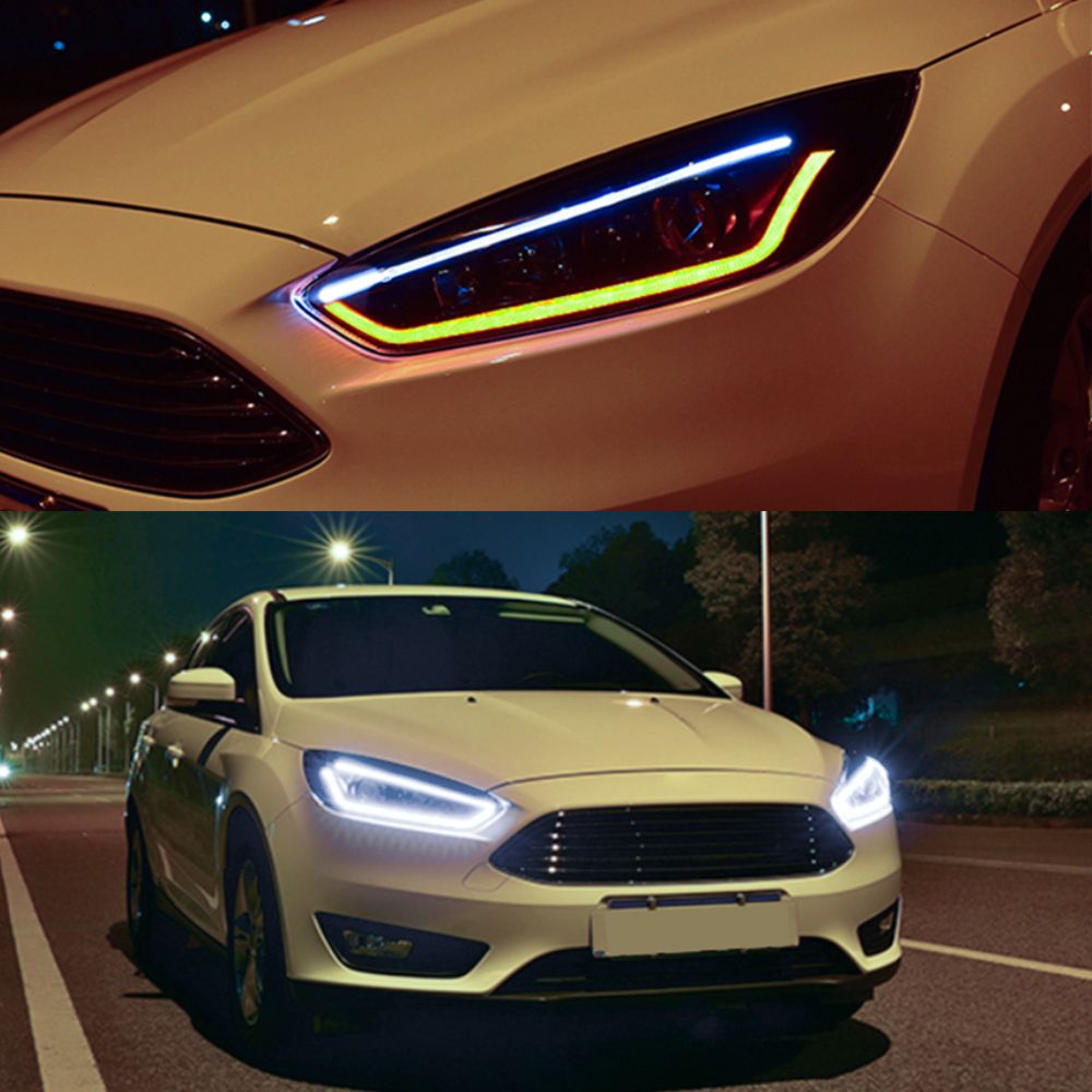 21 Led Headlights Car Lights Angel Eyes Xenon Hid Kit Fog Lights Daytime Running Lights For Ford Focus 15 16 17 18 From Yangmingxue 635 07 Dhgate Com