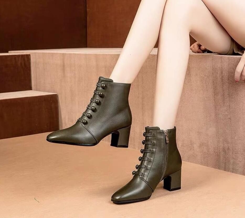 botas de cuero para mujer