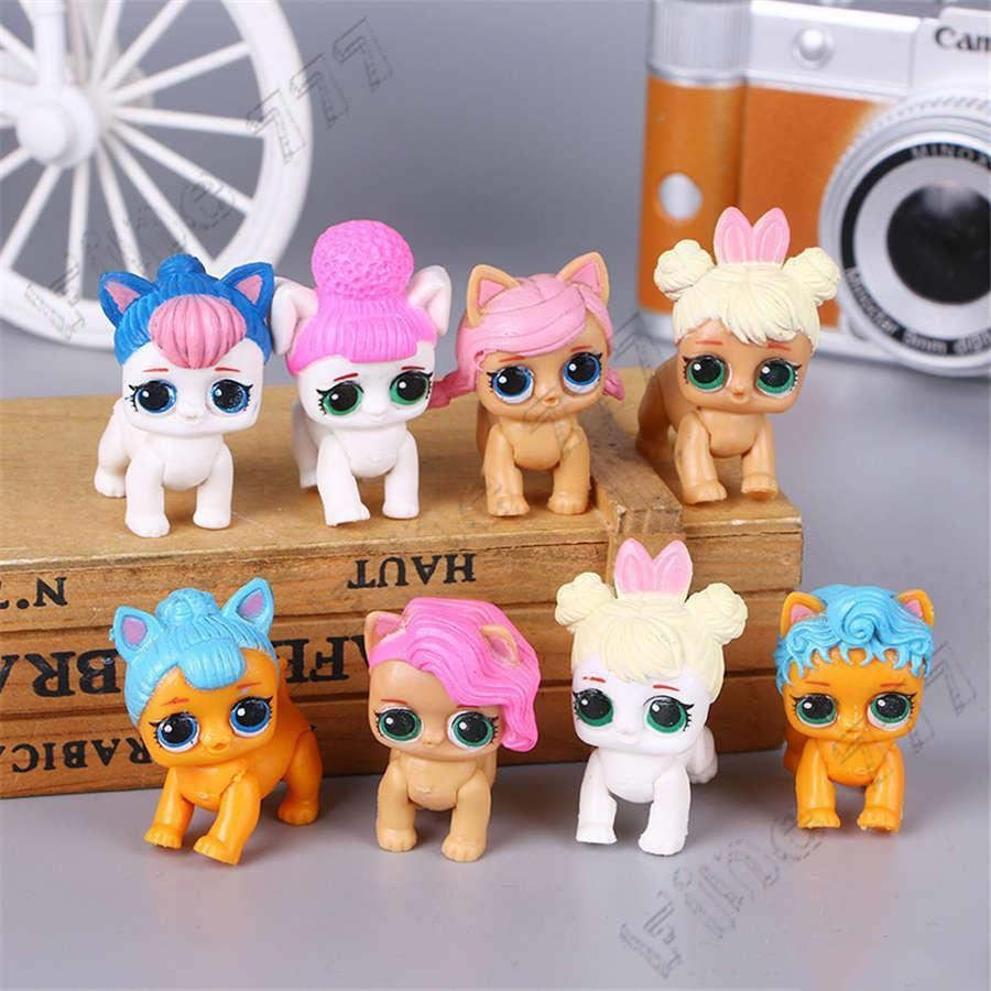 8 Pçs/lote 9 Cm Lol Boneca Kawaii Crianças Brinquedos Anime