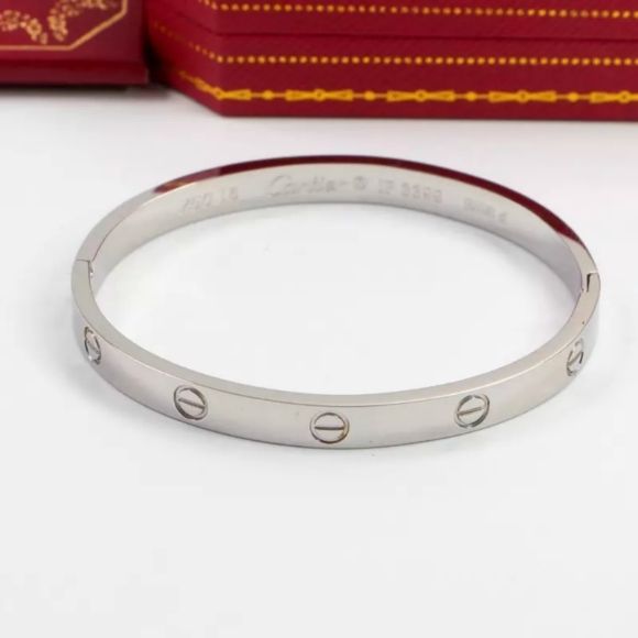 cartier engraved bracelet