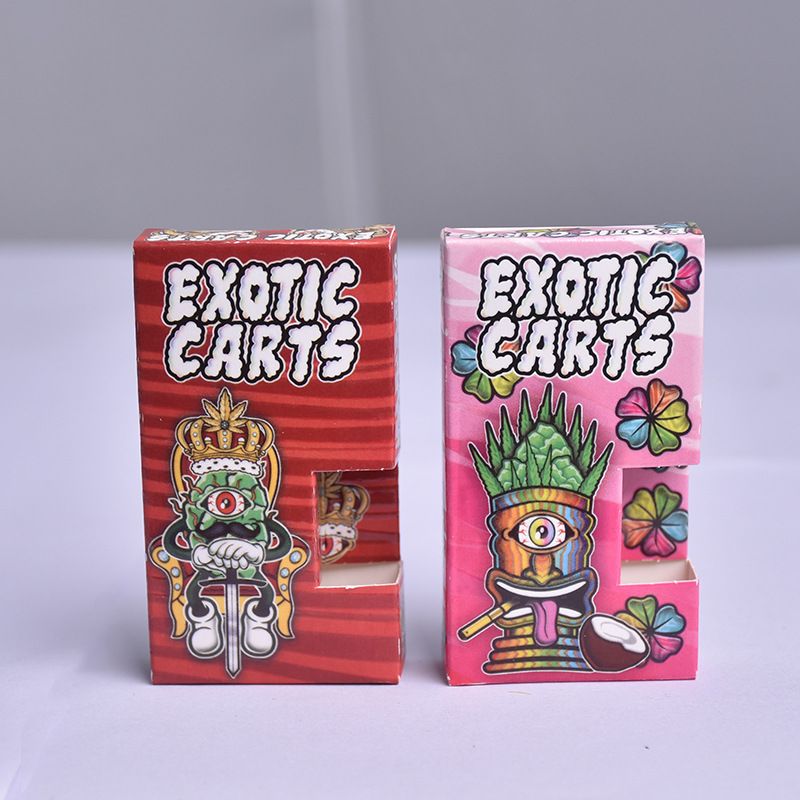Mart Exotic Cereal Cart Dank Vape Cartridges Packaging Bag 50 Flavor Optional For 1 0ml G5 Plastic Cart 510 Thread Ceramic Atomizer Dank Tan Coil