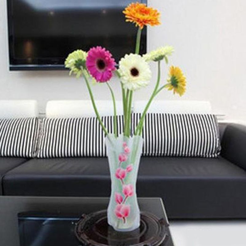 Pvc Foldable Vases Collapsible Water Bag Plastic Wedding Party