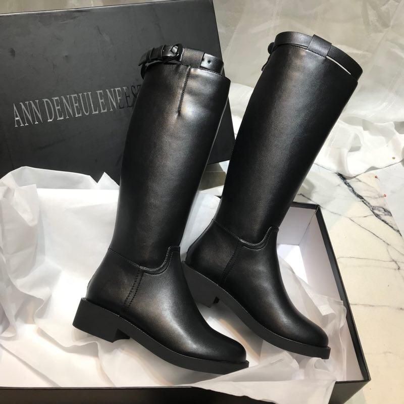 ann demeulemeester knee high boots