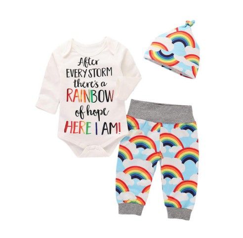 Acheter Ins Vetements Pour Enfants Ensemble Vetements De Bebe Arc En Ciel Lettre Imprimer Mode Automne Hiver Barboteuse Pantalons Chapeau Tenues De 6 91 Du Leelee 709 Fr Dhgate Com Acheter Ins Vetements Pour Enfants Ensemble Vetements De Bebe Arc En Ciel Lettre Imprimer Mode Automne Hiver Barboteuse Pantalons Chapeau Tenues De 6 91 Du Leelee 709 Fr Dhgate Com