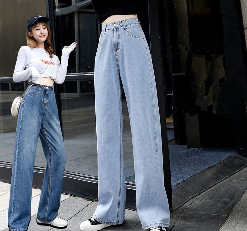 long wide leg jeans