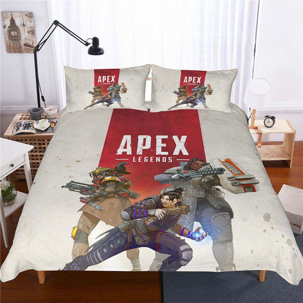 3D APEX LEGENDS Theme Bedding Set 2PC/3PC Of Duvet Cover & Pillowcase~4 Sizes