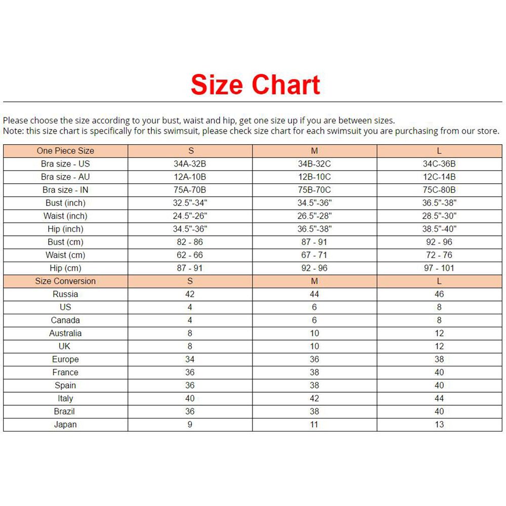 Splendid Swim Size Chart