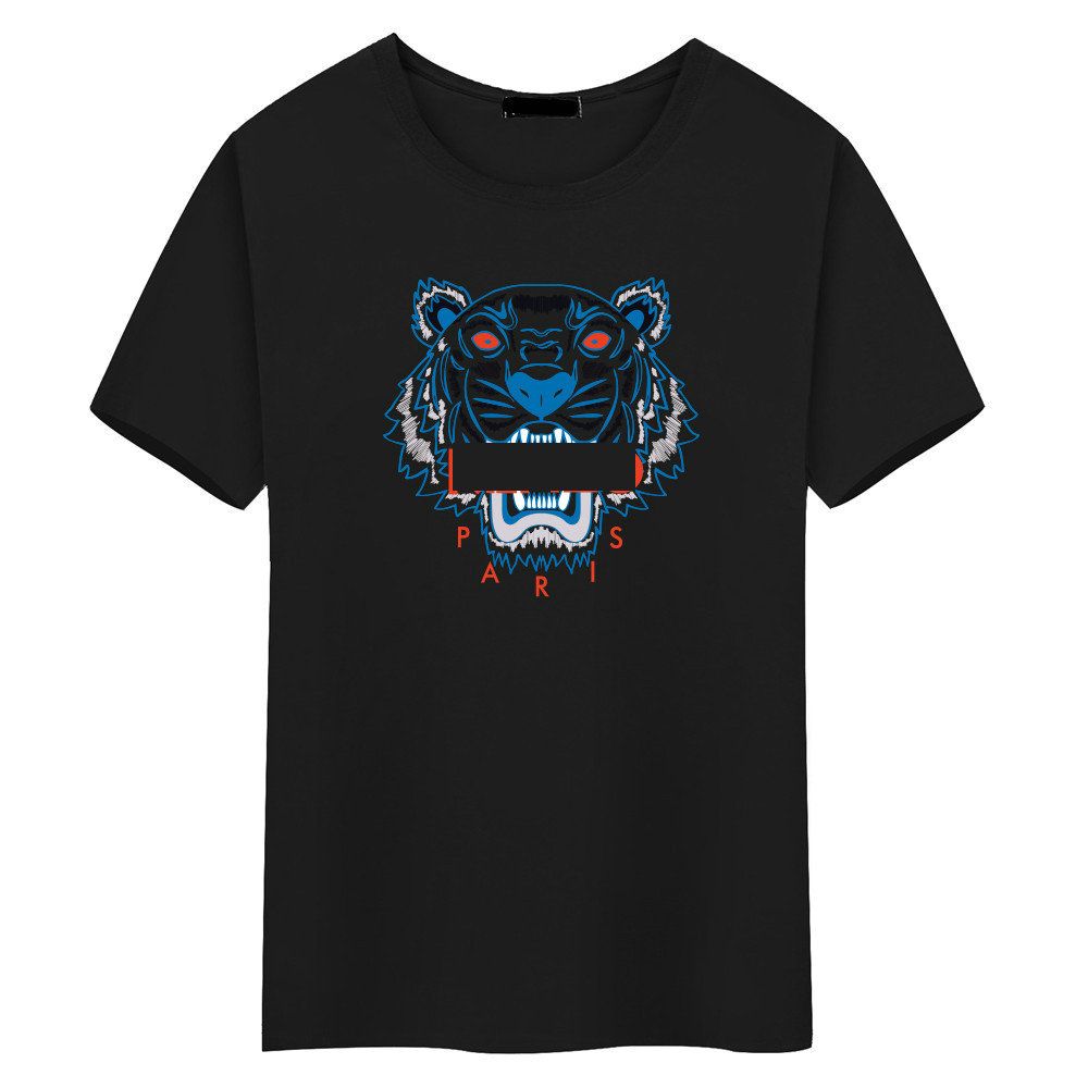 Fashion New Brand Luxury Designer T Shirts Tiger Head For Mens Tshirt ...