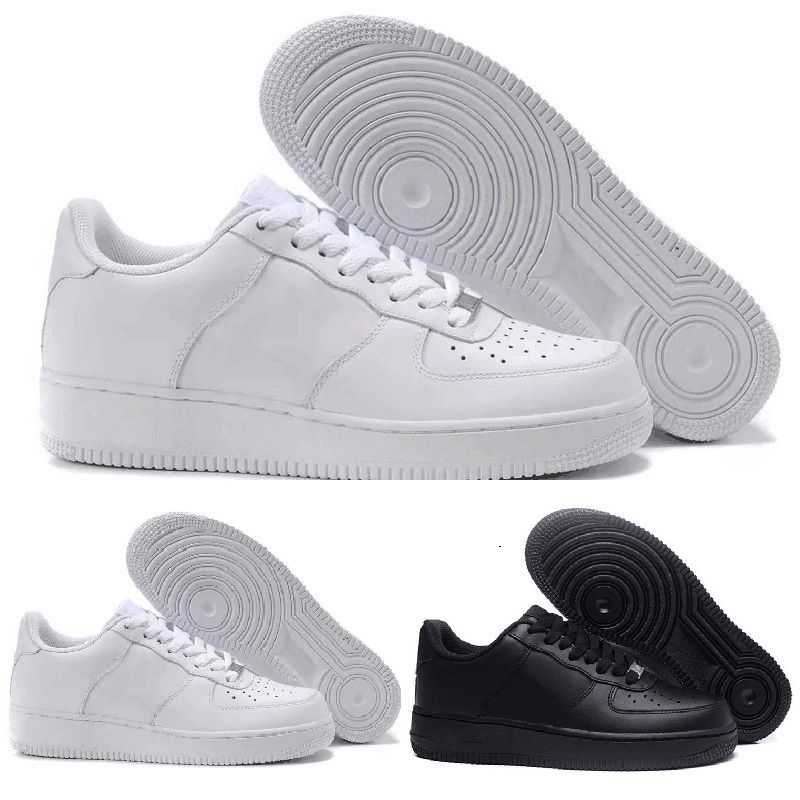 Compre Nike Air Force One 2019 Más Nuevos Hombres Clásicos Mujeres Todo  Blanco Negro Bajo Alto 1 Uno Zapatillas Deportivas Skate Zapatos Casuales  EUR SZ36 45 A 33,47 € Del Cheapgoodshoes | DHgate.Com