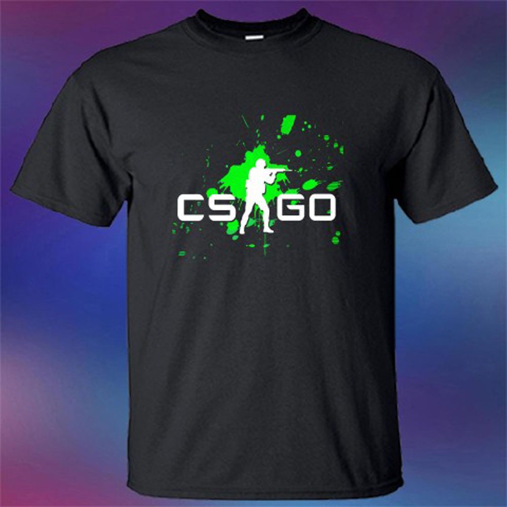 New Counter Strike Global Offensive Cs Go Logo Mens Black T Shirt Size S 3xl Designer White T Shirt Printed T Shirts Funny From Abmosstore 24 2 Dhgate Com