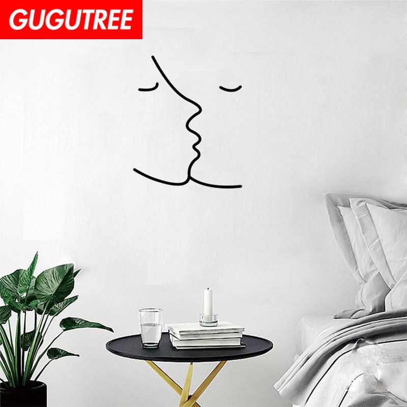 Acheter Decorer La Maison Baiser De Bande Dessinee Art Sticker Mural Decoration Stickers Peinture Murale Amovible Decor Papier Peint G 1813 De 1 73 Du Gugutreehome Dhgate Com
