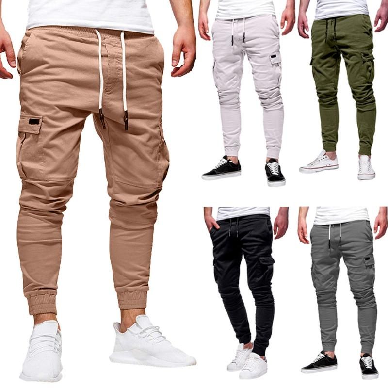 2020 The Most Handsome Mens Clothing Fashion Mens Sport Pure Color
