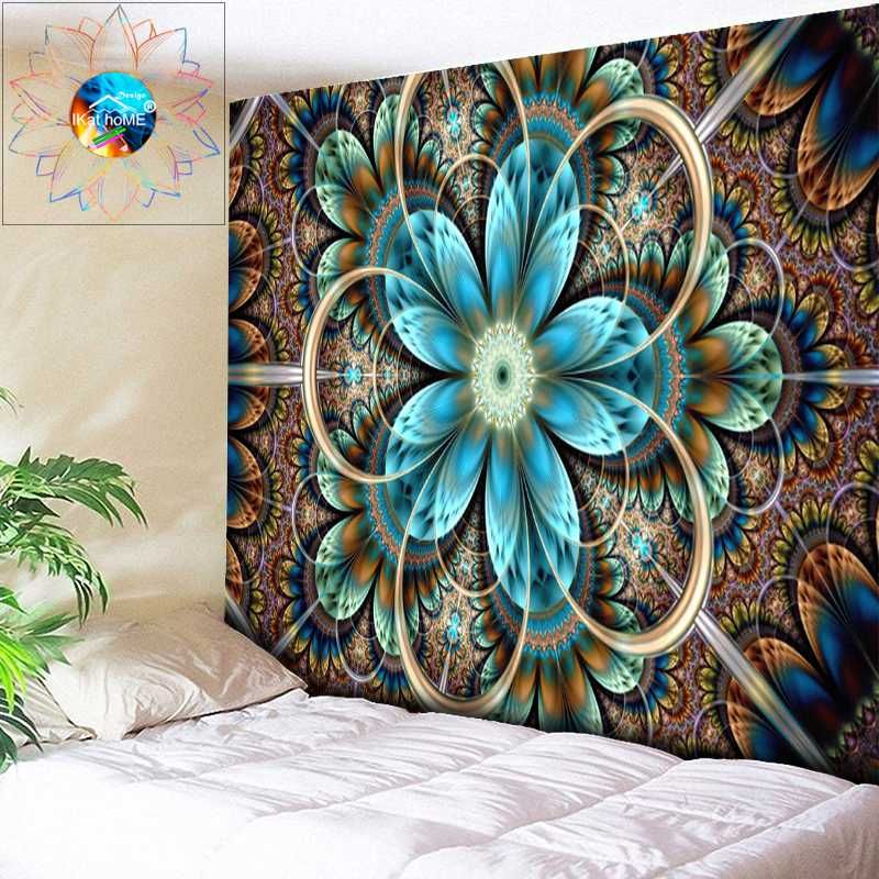 Large Wall Tapestry Mandala Wall Hanging Hippie Chakra Tapestry Yoga Mat Art Carpet Boho Fabric Beach Cloth Rug Oversized Wall Tapestries Peacock Tapestry From Sakuna 12 16 Dhgate Com