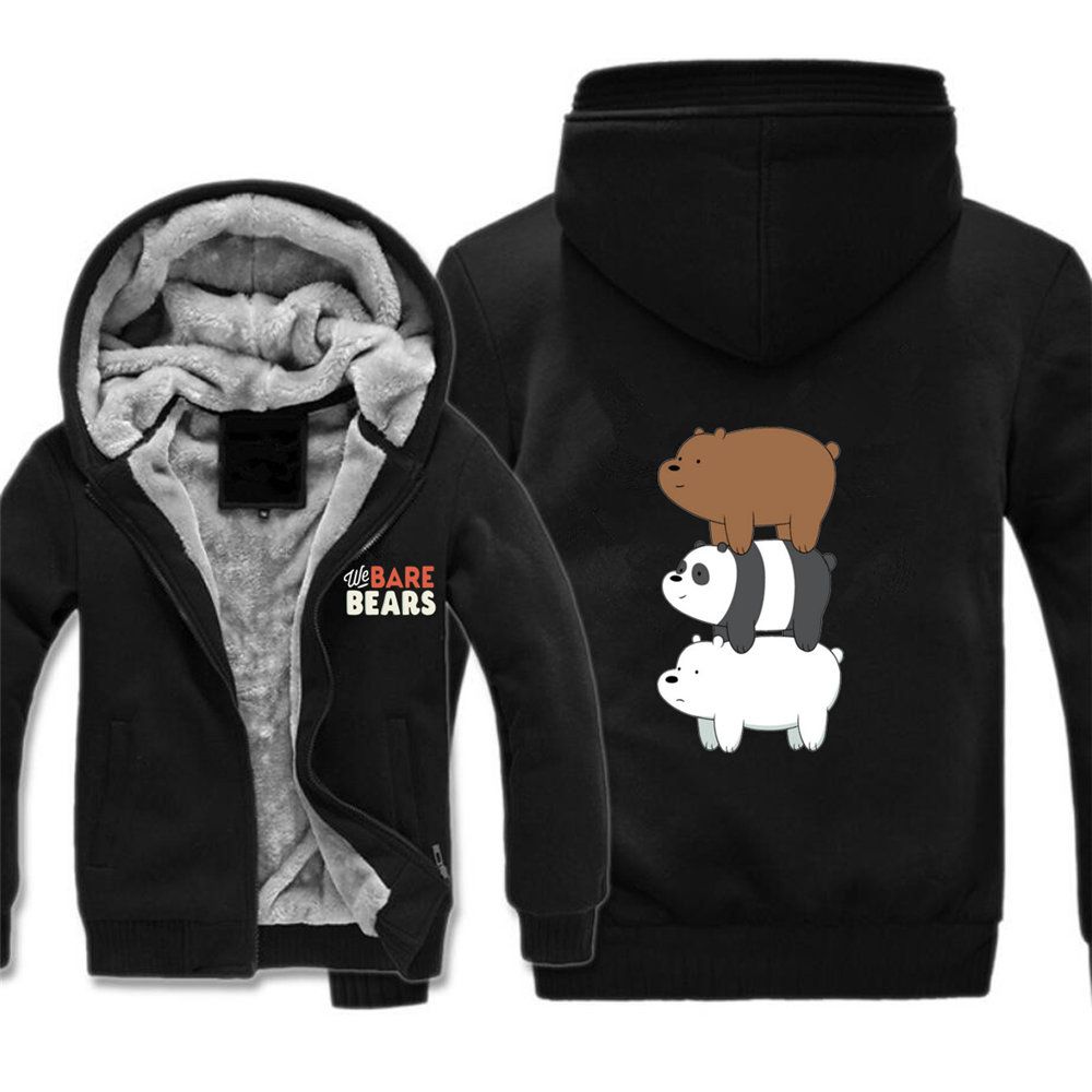 hoodie jacket we bare bears