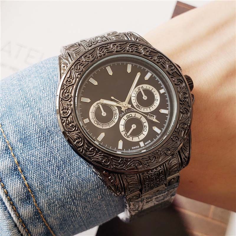 engraved digital watch