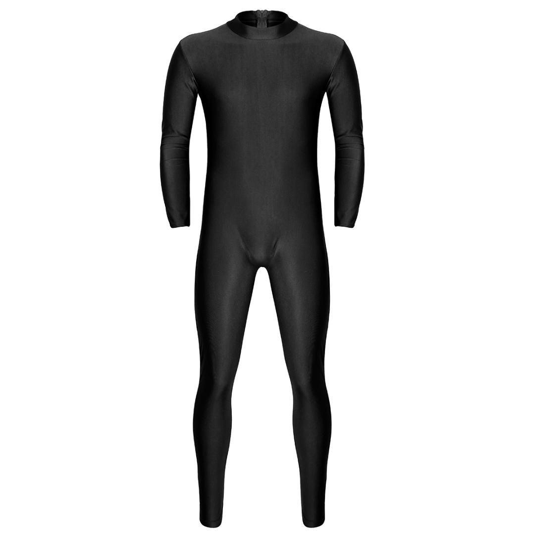 black full body jumpsuit