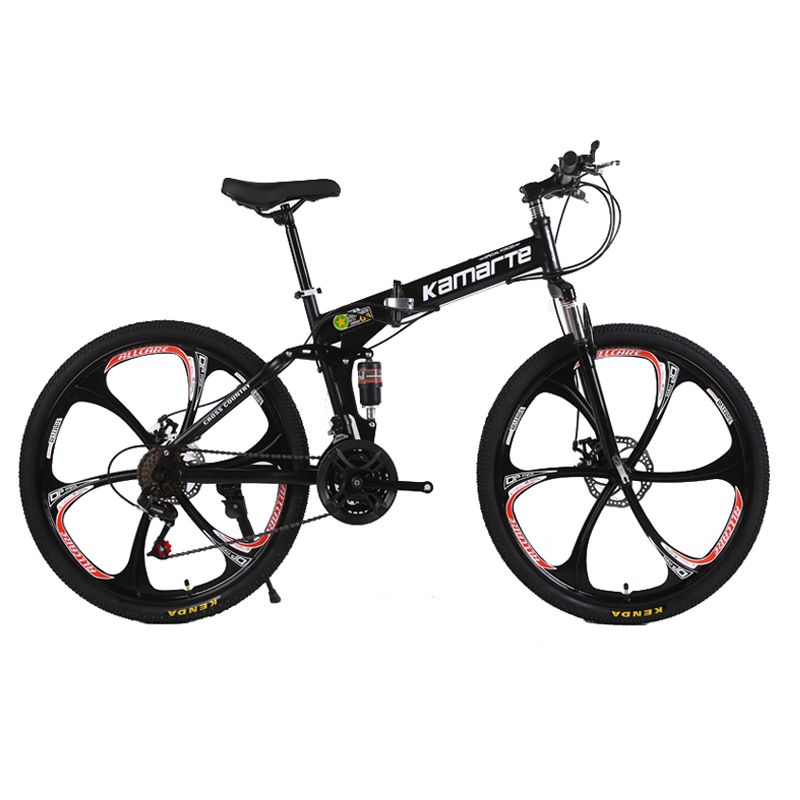 Compra Deporte De Bicicleta De Montaña Plegable De Acero Bicicletas De  Ruedas De Carbono 3/6/10 Cuchillo De 24/26 Pulgadas Freno De Doble Disco 21  Velocidad Bicicleta Bicicletas De Montaña Barato | Entrega