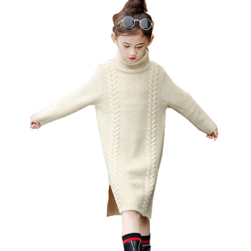 winter girl sweater dress