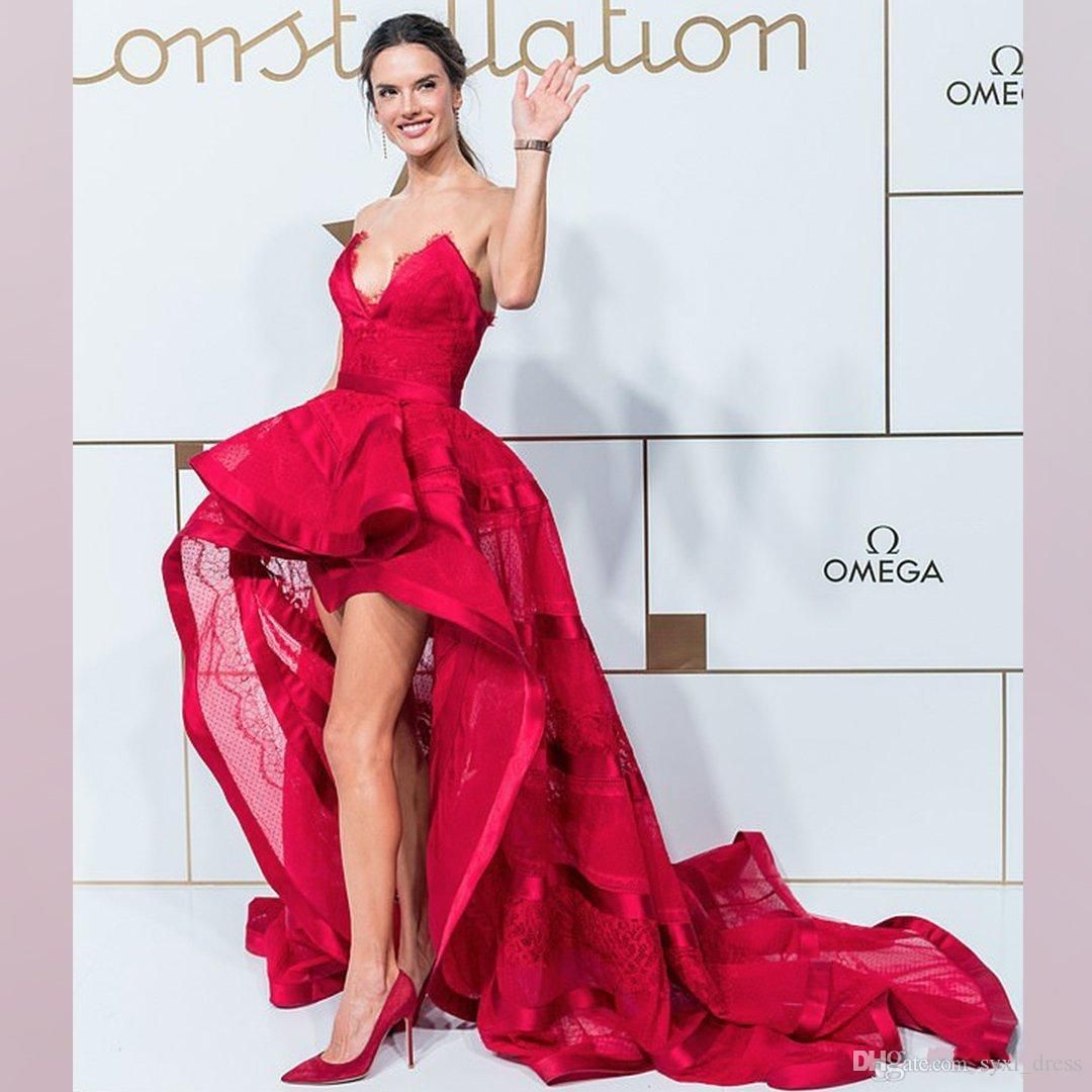 high low engagement dresses