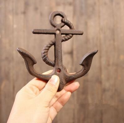 2019 Wholesale Hampton Nautical Rustic Decorative Cast Iron Anchor