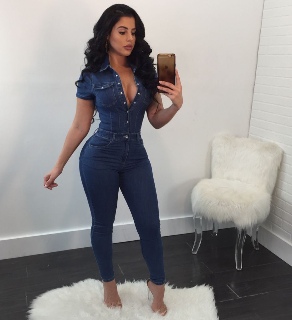 Acquista Casual Signore Tuta Sottile Sexy Bodycon Denim Tute Le Donne  Strappato Tute Denim Ragazza Calda Sleeveless Di Usura Del Club A 24,51 €  Dal Akaya | It.DHgate.Com