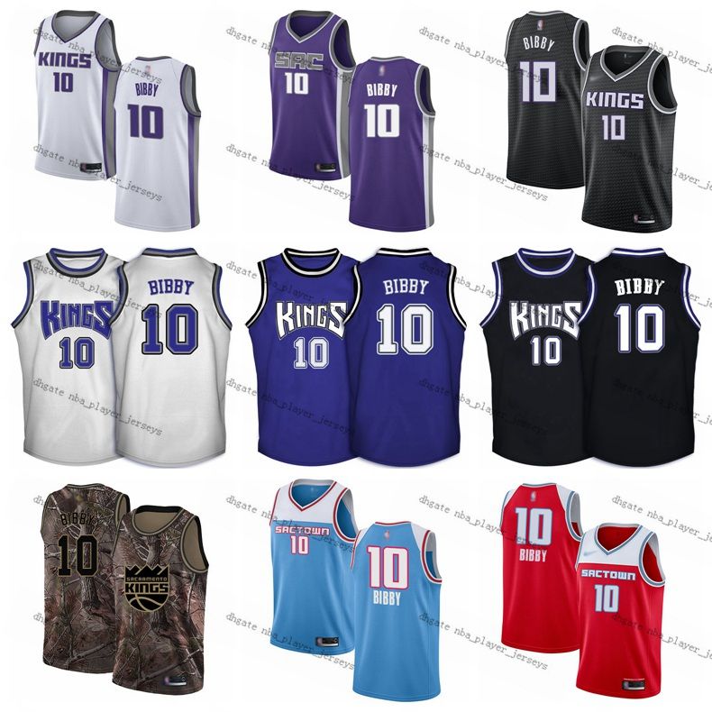 Men Youth Sacramento Kings 10 Mike Bibby Jersey Authentic Blue ...